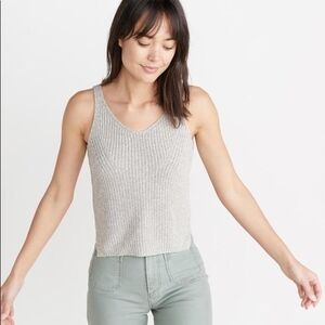 Marine Layer Women's Light Gray Knit Tank Top